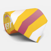 対称対角線ストライプの背景3 ネクタイ (ロール)
