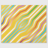 対称対角線ストライプの背景3 ラッピングペーパー (フラット)