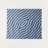 対称対角線ストライプの背景6 タペストリー (正面(横))