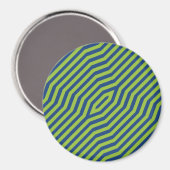 対称対角線ストライプの背景7 マグネット (正面/裏面)