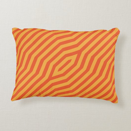 対称対角線ストライプの背景8 アクセントクッション (裏面)