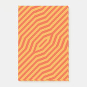 対称対角線ストライプの背景8 ポストイット (正面)