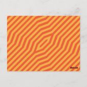 対称対角線ストライプの背景8 ポストカード (裏面)