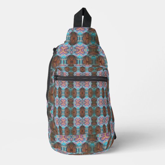 対称性カラフル スリングバッグ (正面)