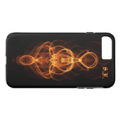 対称火災iPhone 7プラスケース Case-Mate iPhoneケース (裏面(横))