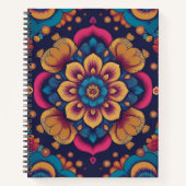 対称的なパターン ノートブック (正面)