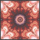 対称的なマンデルブロート・ズーム シール (正面)