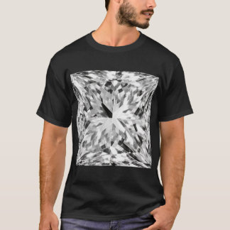 対称的な多面体幾何学ダイヤモンド 写真 Tシャツ