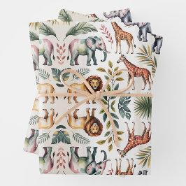 対称的な配置が特徴の模様の画像 ラッピングペーパーシート