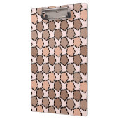 対称茶色の五角形(破線縁ど付き) クリップボード (左)