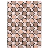 対称茶色の五角形(破線縁ど付き) クリップボード (裏面)