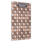 対称茶色の五角形(破線縁ど付き) クリップボード (右)