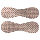 対称茶色の五角形(破線縁ど付き) ソフトボール (パネル)