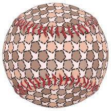 対称茶色の五角形(破線縁ど付き)