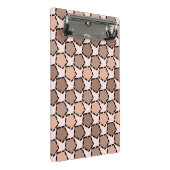 対称茶色の五角形(破線縁ど付き) ミニクリップボード (アングル)