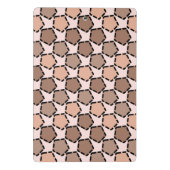 対称茶色の五角形(破線縁ど付き) ミニクリップボード (裏面)