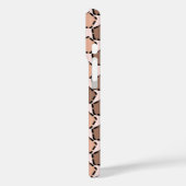 対称茶色の五角形(破線縁ど付き) Case-Mate iPhoneケース (裏面 / 左)