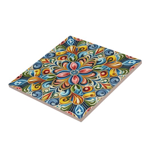 対称鮮やか最大主義 タイル (側面)