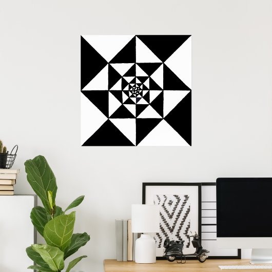 対称 ポスター (ホームオフィス)