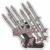 対空ミサイル、アンチ防空 シール (正面)