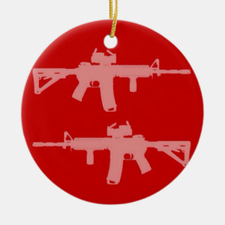対等な銃権ar15 セラミックオーナメント
