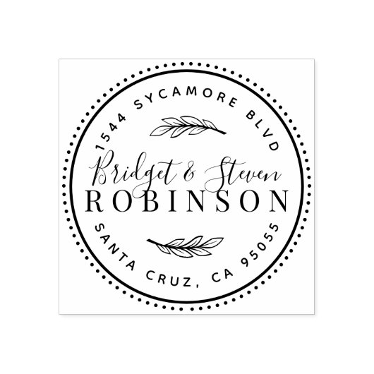 対結婚した対 |スクリプト素朴差出人住所 ラバースタンプ (インプリント)