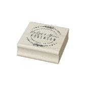 対結婚した対 |手書きスクリプト差出人住所 ラバースタンプ (スタンプ)