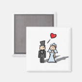 対結婚磁石 マグネット (正面/裏面)