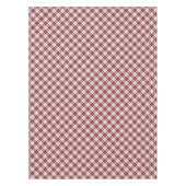 対角の赤いギンガム テーブルクロス (正面)
