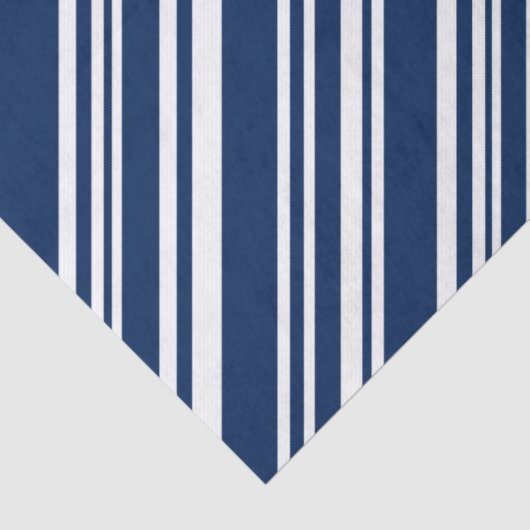 対角インディゴと白のストライプ 薄葉紙 (詳細)