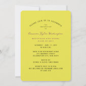 対角カラフルストライプ写真卒業パーティー 招待状 (裏面)