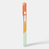 対角カラフルレトロストライプスウィートキャンディパステル Case-Mate iPhoneケース (裏面 / 左)