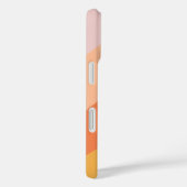 対角カラフルレトロストライプスウィートキャンディパステル Case-Mate iPhoneケース (裏面 / 右)