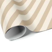 対角ストライプクリスマスベージュオフホワイト ラッピングペーパー (ロールコーナー)