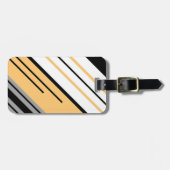 対角ストライプデザイン ラゲッジタグ (正面横)