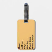 対角ストライプデザイン ラゲッジタグ (裏面縦)