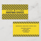 対角線のストライプな建築のスタイル 名刺 (正面/裏面)