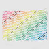 対角線のストライプの背景10 ゴルフタオル (横)