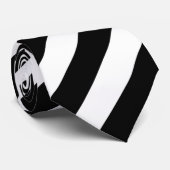 対角線の白黒の組み合わせ ネクタイ (ロール)
