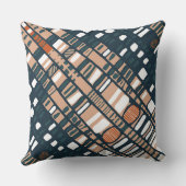 対角線はテラコッタを層にします クッション (裏面)