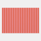 対角線ストライプとダマスクのラッピング紙セット ラッピングペーパーシート (正面2)