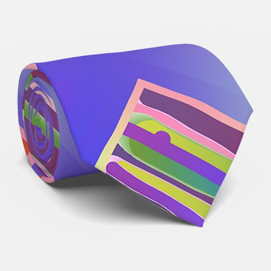 対角線ストライプのクールデボネアネクタイ ネクタイ (ロール)