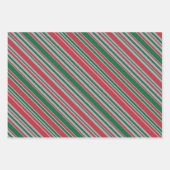 対角線ストライプの背景 ラッピングペーパーシート (正面2)
