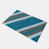 対角線ストライプ線 ドアマット (アングル)