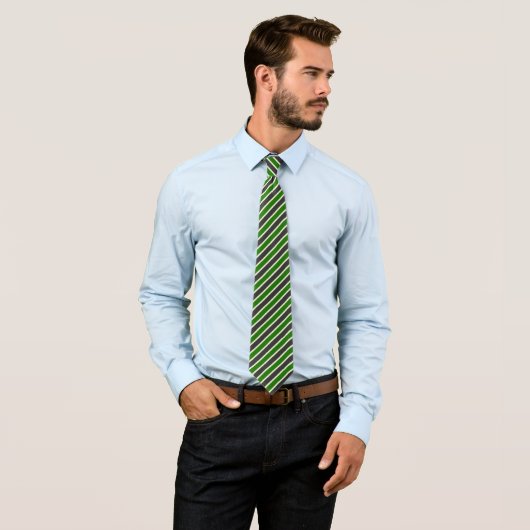 対角線ストライプ線 ネクタイ (インサイチュ)