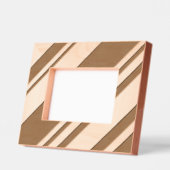 対角線ストライプ線 レーザー彫刻フレーム (左)