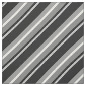対角線ストライプ黒 ファブリック (見本)