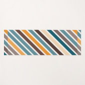 対角線ストライプ ヨガマット (正面(横))