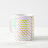対角線 コーヒーマグカップ (正面左)