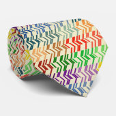 対角線，タイル数々の張り，色，棒，トレンディー,おもしろい ネクタイ (ロール)